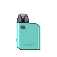 Teal Hellvape Fusion R Pod Kit with sleek design and clear mouthpiece.