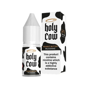 Holy Cow Peanut Butter Milkshake Flavour 10ml Nic Salt E-liquid perfect for Refillable Vape Kits