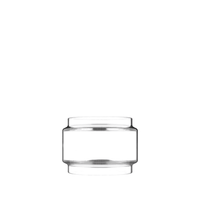 Clear replacement glass for HorizonTech Aquila vape tank, displayed on a white background.