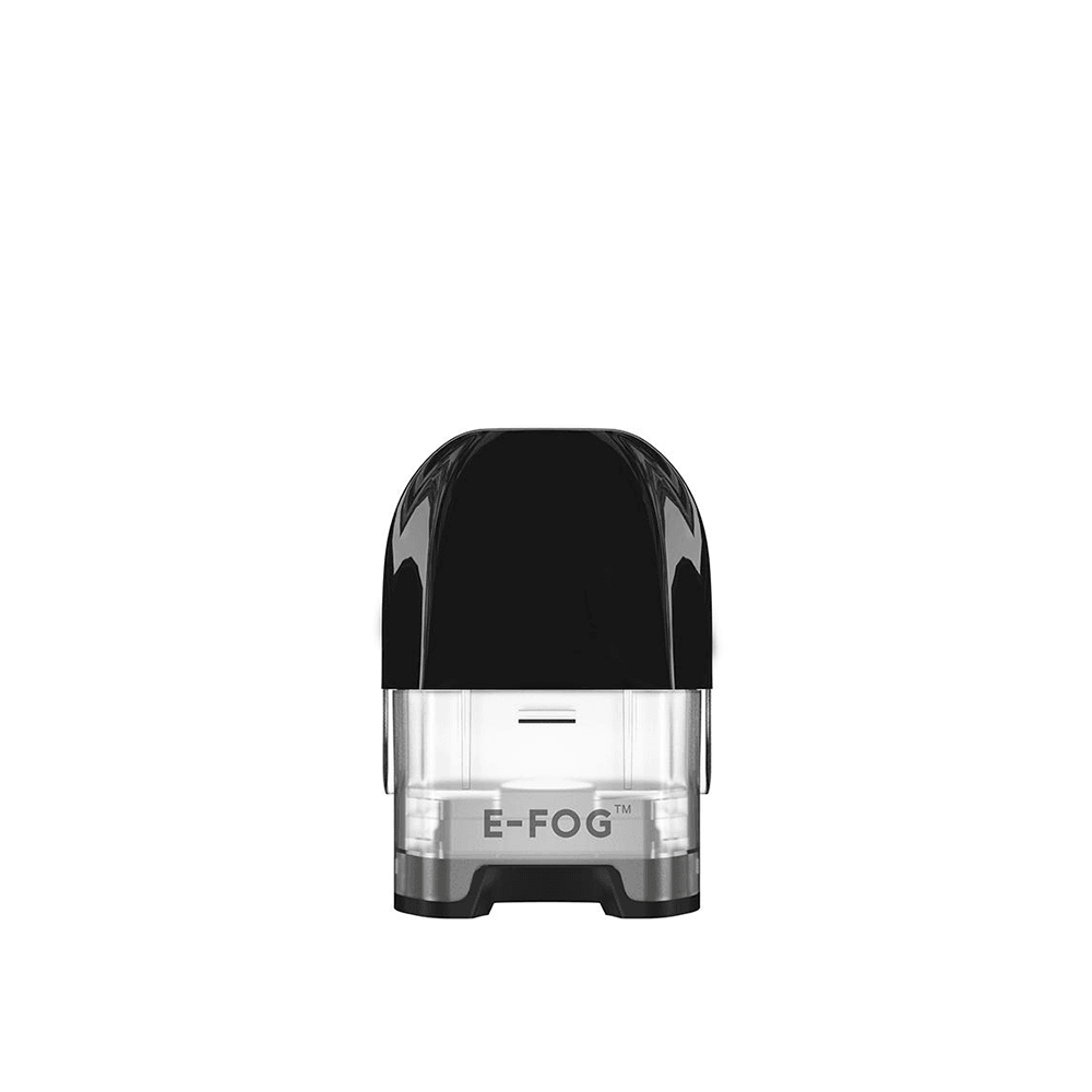 HorizonTech Asteroid replacement pod, black and transparent design, E-FOG branding.