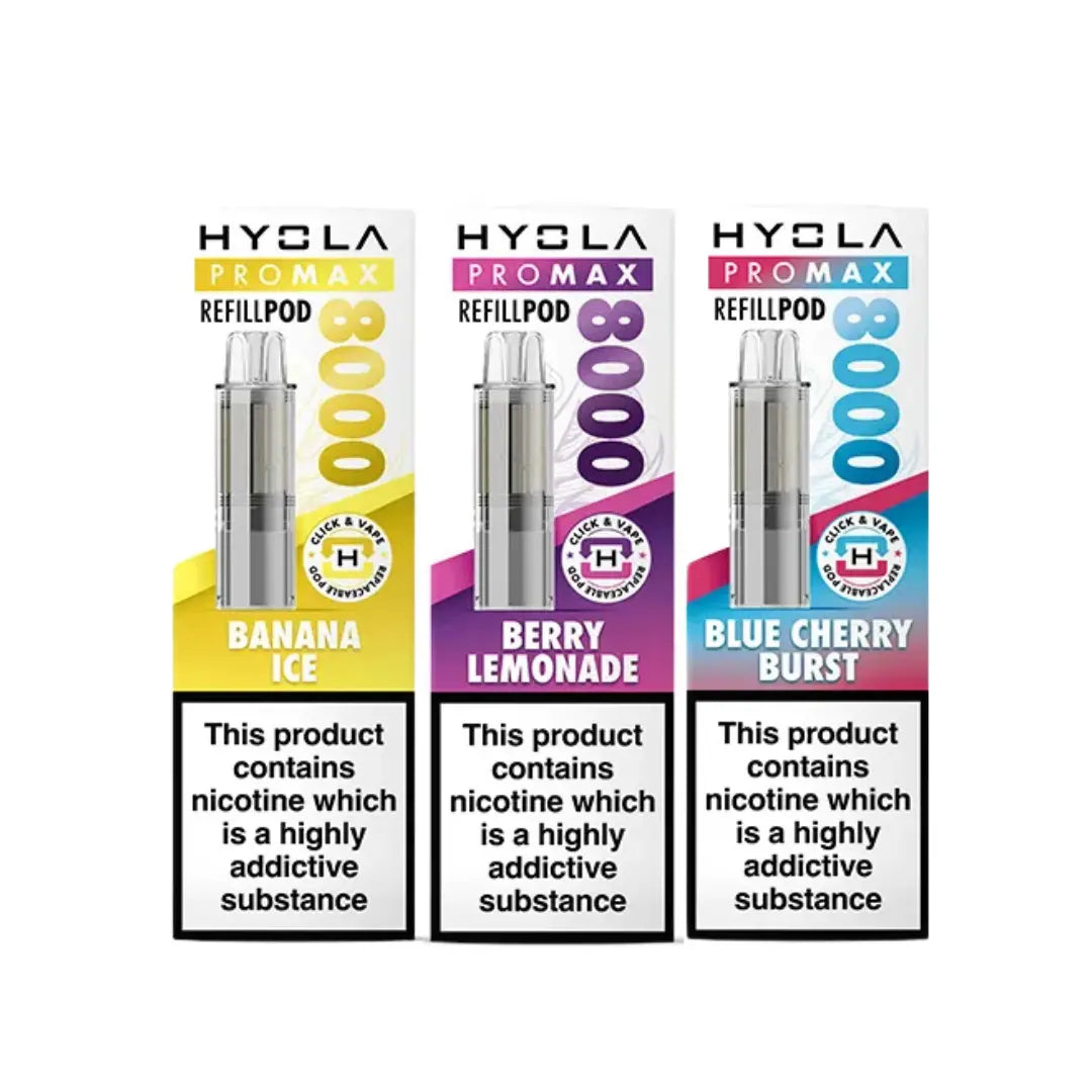 Hyola Pro Max 8000 Refill Pods | 20mg Nic Salt