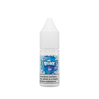 Ice Blox 10ml vape juice bottle with blue label, displayed against a white background.