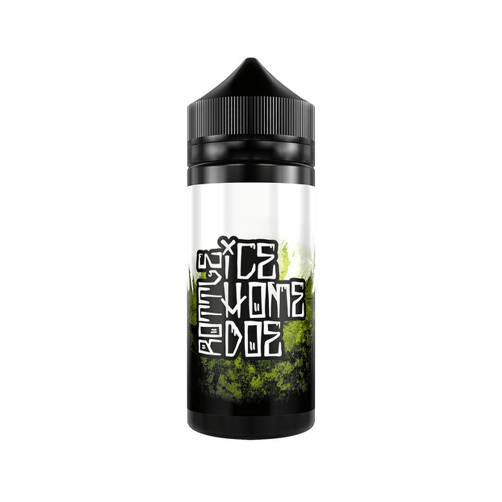 100ml shortfill vape juice bottle with graffiti-style label design.