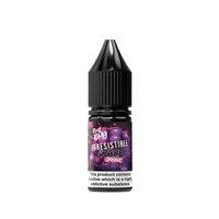 Tom Tom Irresistible Grape e-liquid bottle with bold grape imagery on the label.