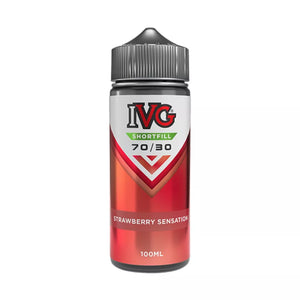 IVG strawberry Sensation 100ml Shortfill Vape Juice Great for Sub-ohm Kits & Sub-ohm Vape Tanks
