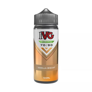 IVG Vanilla Biscuit 100ml Shortfill Vape Juice Great for Sub-ohm Kits & Sub-ohm Vape Tanks