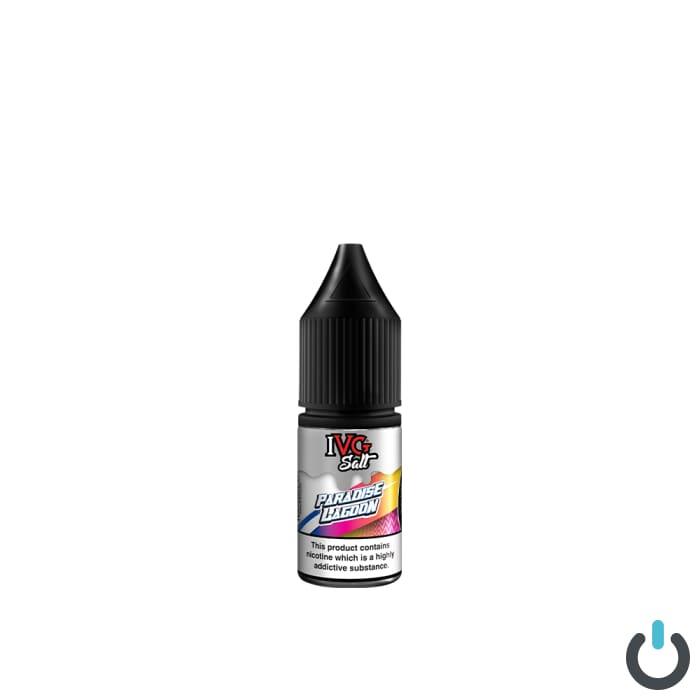 IVG Salt Paradise Lagoon 10ml e-liquid bottle with a black cap.