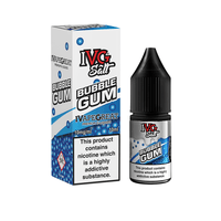 IVG Salt Bubble Gum e-liquid bottle and box, 10ml, 10mg nicotine.