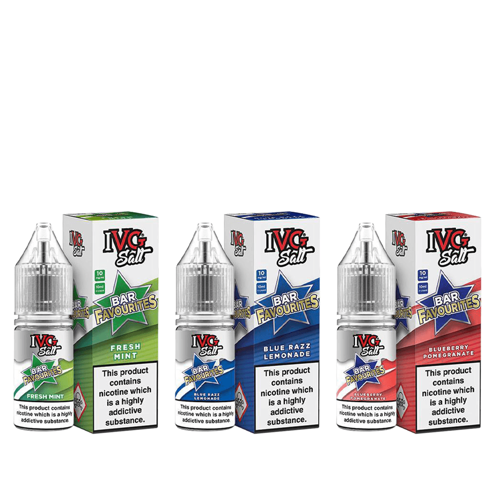 IVG Bar Favourites 10ml Salts - Salt - Ecigone Vape Shop UK