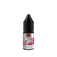 IVG Salt Fruit Twist e-liquid bottle with a black cap and colourful label.