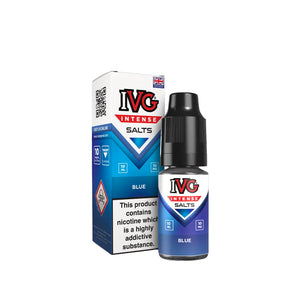 IVG Intense Nic Salt Blue Flavour perfect for Pod Vape Kits and Starter Vape Kits