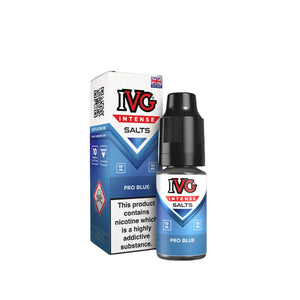 IVG Intense Nic Salt Pro Blue Flavour perfect for Pod Vape Kits and Starter Vape Kits