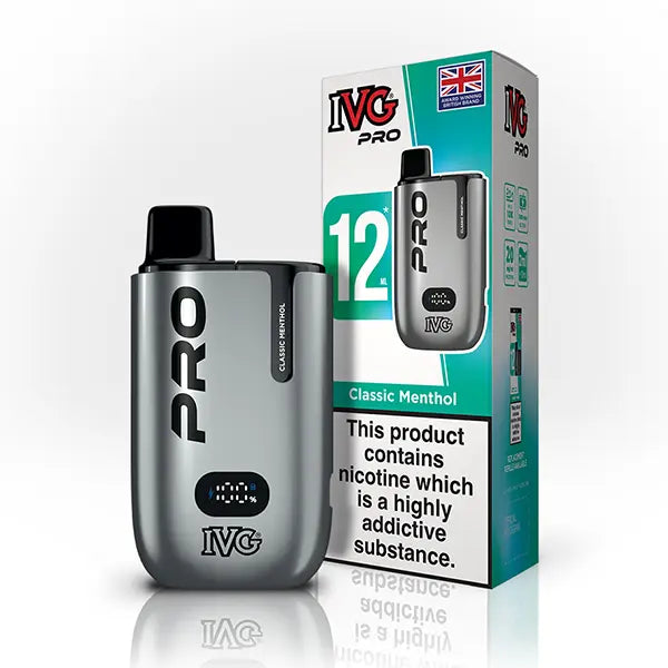 IVG Pro Vape 10k Puff Pod Vape Kit Classic Menthol Flavour - 10k Vape