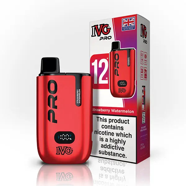 IVG Pro Vape 10k Puff Pod Vape Kit Strawberry Watermelon Flavour - 10k Vape