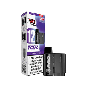 IVG Pro 12 Grape Ice Flavour Refill Pod for the IVG 12 Pro Vape Kit