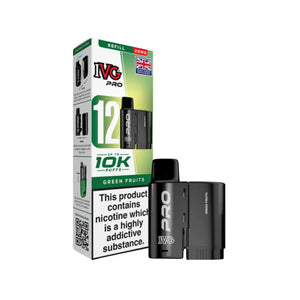 IVG Pro 12 Green Fruits Flavour Refill Pod for the IVG 12 Pro Vape Kit