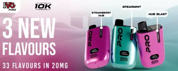 Shop IVG Pro 12 Prefilled Pods, New Flavours In Stock Now