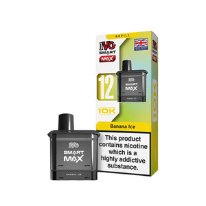 IVG Smart Max 10K Refill Pods for the IVG Smart Max 10k Kit - Banana Ice Flavour 