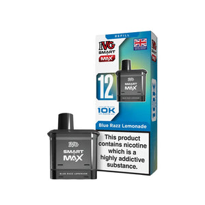 IVG Smart Max 10K Refill Pods for the IVG Smart Max 10k Kit - Blue Razz Lemonade Flavour 