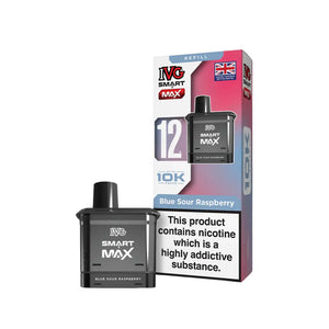 IVG Smart Max 10K Refill Pods for the IVG Smart Max 10k Kit - Blue Sour Raspberry Flavour