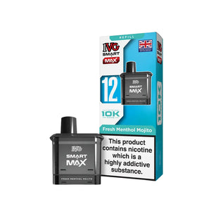 IVG Smart Max 10K Refill Pods for the IVG Smart Max 10k Kit - Fresh Menthol Mojito Flavour 