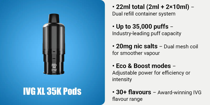 IVG XL 35K Pods