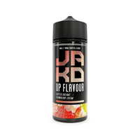 JAKD Up Flavour e-liquid bottle, Clotted Dreams, Strawberry Cream, 100ml shortfill.