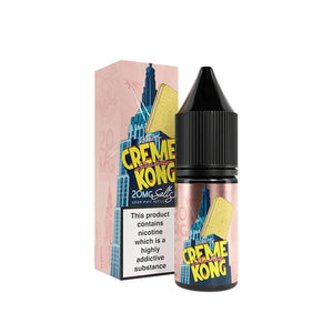 Joe's Juice Creme Kong Strawberry Flavour 10ml Nic Salt Vape E-liquid - Perfect for Refillable Pod Vape Kits