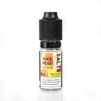 Juice Head Salts 10ml bottle with Pineapple Grapefruit flavour, black cap, and warning label.