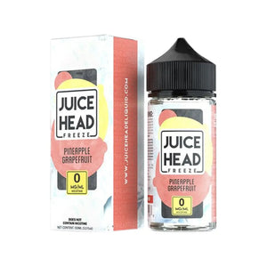 Juice Head Pineapple Grapefruit Freeze Flavour 100ml Shortfill E-liquid Great for Sub-ohm Vape Kits or Sub-ohm Vape Tanks