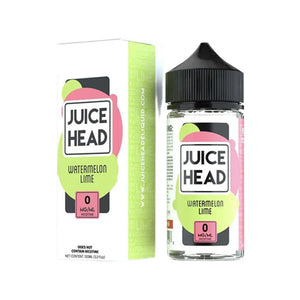 Juice Head Watermelon Lime Flavour 100ml Shortfill Vape Juice Perfect for Sub-ohm Vape Kits & Sub-ohm Vape Tanks