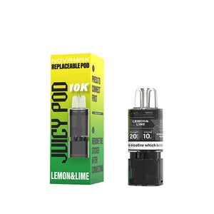 Juicy Pod Novamax 10K Replacement Prefilled Pod Lemon & Lime Flavour for The Juicy Pod Novamax Prefilled Pod Vape Kit 