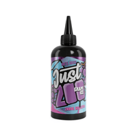 Just 200ml Grape Ice vape juice bottle with purple and blue design.