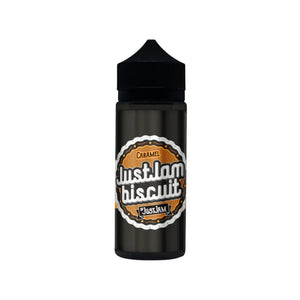 Just Jam Biscuit Caramel Flavour 100ml E-liquid Shortfill For DTL Vaping with a Sub-ohm Vape kit or Sub-ohm Vape Tank