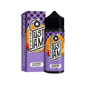 Just Jam Raspberry Doughnut 100ml E-liquid Juice for Sub-ohm Vaping with Sub-ohm Vape Kits or Sub-ohm Vape Tanks