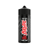 Just Juice Brutal Mr. Jack 100ml shortfill bottle with a black and red design.