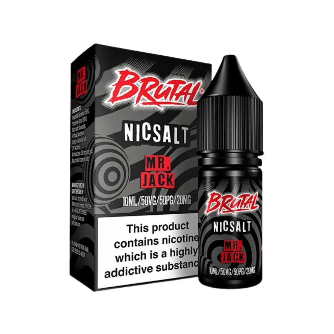 Just Juice Brutal Mr Jack 10ml Nic Salt E-liquid Just Juice Brutal Mr Jack 10ml Nic Salt E-liquid