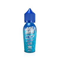 Just Juice Ice Aroma 20ml bottle with Pure Mint flavour, blue packaging and UK flag.