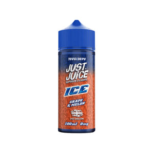 Just Juice Ice Grape & Melon Flavour 100ml Shortfill Vape Juice Great for Sub-ohm Vape Kits & Sub-ohm Vape Tanks
