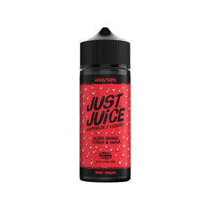 Just Juice Iconic Blood Orange Citrus & Guava Flavour 100ml Vape Juice for DTL Vaping With Sub-ohm Vape Tanks