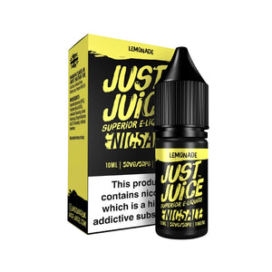Just Juice Lemonade Flavour 10ml Nic Salt E-liquid perfect for Refillable Vape Kits 