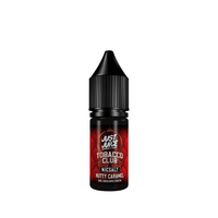 Just Juice Tobacco Club Nic Salt bottle with nutty caramel flavour.