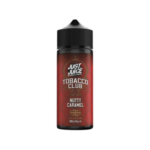 Just Juice Tobacco Club Nutty Caramel Tobacco Flavour 100ml E Cig Liquid for Sub-ohm Vaping