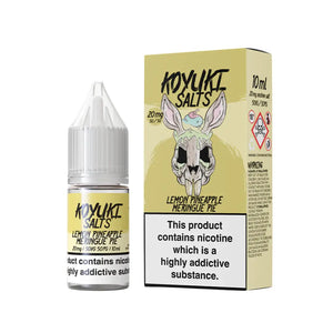 Koyuki Salts lemon pineapple meringue pie flavour 10ml nic salt e-liquid - Great with refillable vape kits
