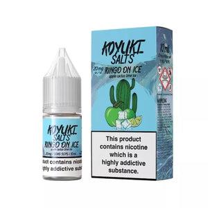 koyuki salts 10ml ringo on ice flavour great for refillable pod vape kits