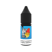 Lolly Vape Co Rock-It Nic Salts 10ml bottle with a blue label and black cap.