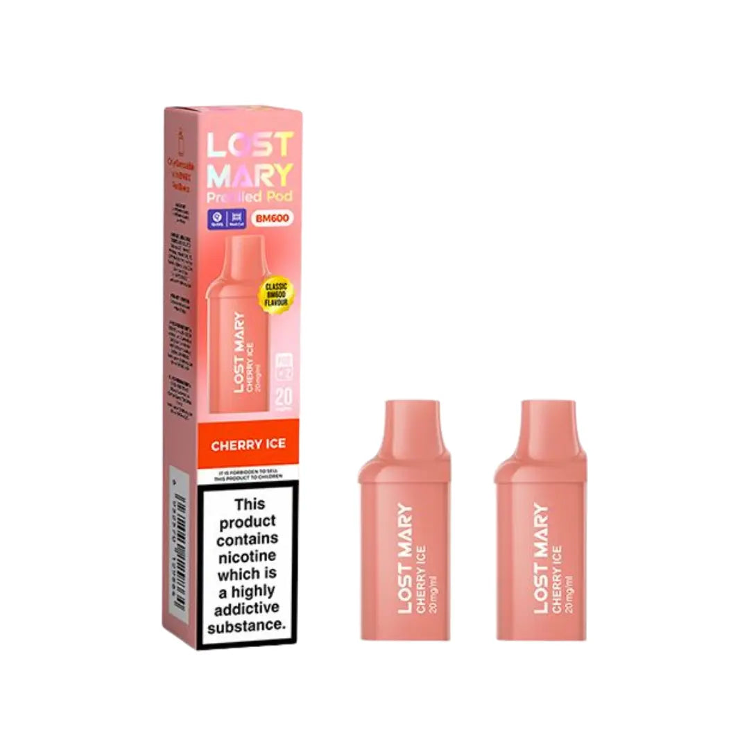 Lost Mary BM600 Cherry Ice Refill Pods