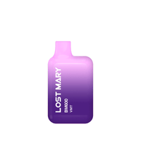 Lost Mary BM600 disposable vape in vibrant purple and pink gradient.