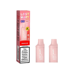 Lost Mary BM600 Peach Ice Prefilled Replacement Pods