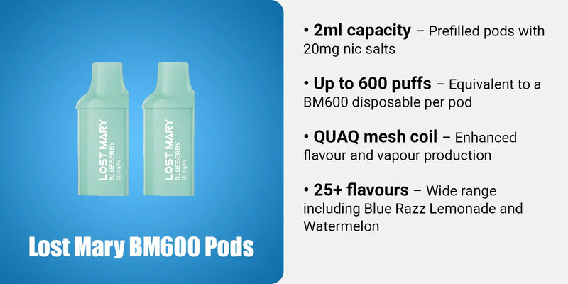 Lost Mary BM600 Pods